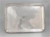 (AVIATION.) Pan American Airways. Beautiful silver serving tray by International Silver,